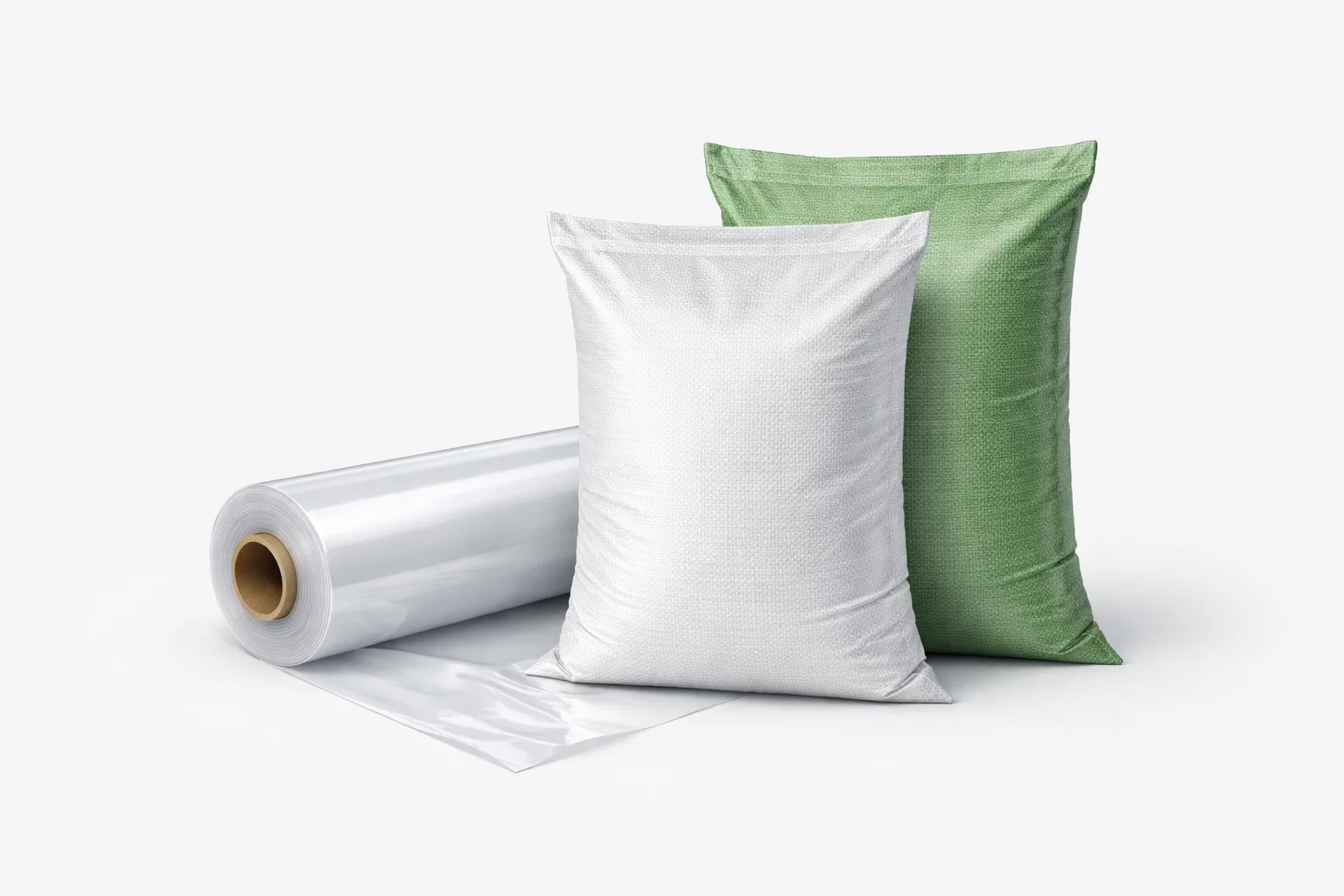 Trituración de películas de plástico y bolsas tejidas